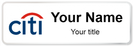 Custom name badges for Citigroup