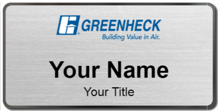Custom name badges for Greenheck Fan Corporation