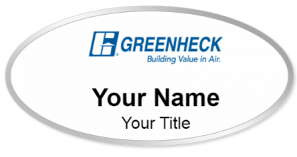 Custom name badges for Greenheck Fan Corporation