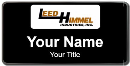 Custom name badges for Leed Himmel Ind
