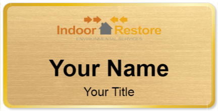 Custom name badges for Indoor Restore