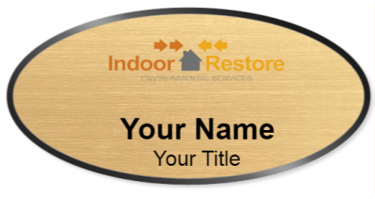 Custom name badges for Indoor Restore