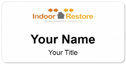Custom name badges for Indoor Restore