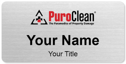 Custom name badges for PuroClean