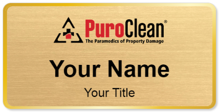 Custom name badges for PuroClean