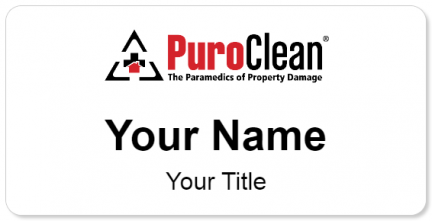 Custom name badges for PuroClean