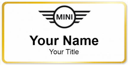 Custom name badges for Mini