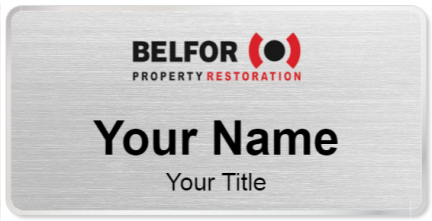 Custom name badges for BELFOR Property Restoration