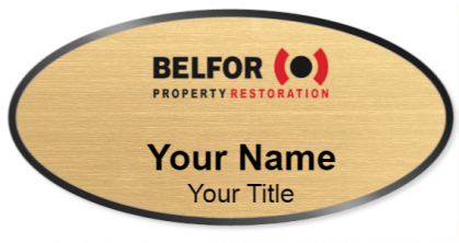 Custom name badges for BELFOR Property Restoration