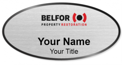 Custom name badges for BELFOR Property Restoration
