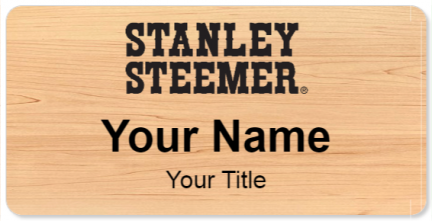 Custom name badges for Stanley Steemer