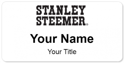 Custom name badges for Stanley Steemer
