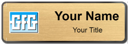 Custom name badges for GfG Instrumentation