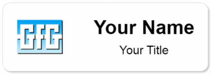 Custom name badges for GfG Instrumentation