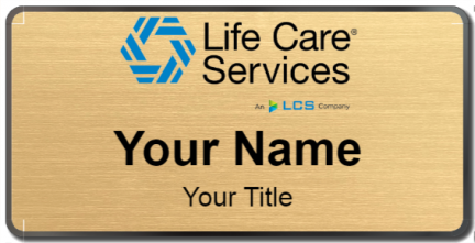 Custom name badges for Life Care Services