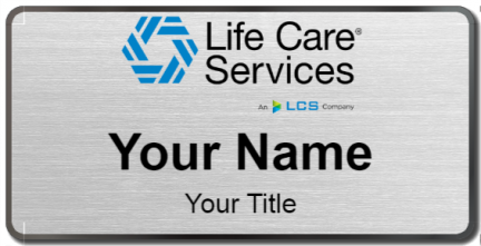 Custom name badges for Life Care Services