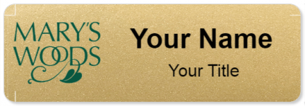 Custom name badges for Marys Woods at Marylhurst