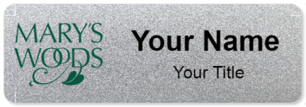 Custom name badges for Marys Woods at Marylhurst
