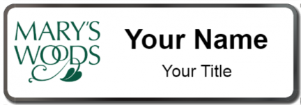 Custom name badges for Marys Woods at Marylhurst