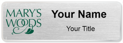 Custom name badges for Marys Woods at Marylhurst