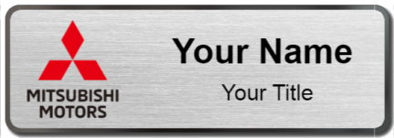 Custom name badges for Mitsubishi