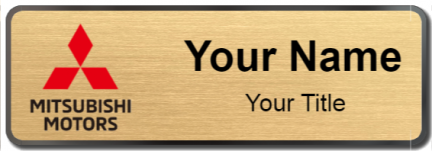 Custom name badges for Mitsubishi