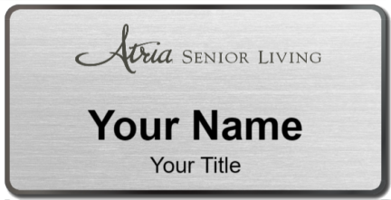 Custom name badges for Atria Senior Living