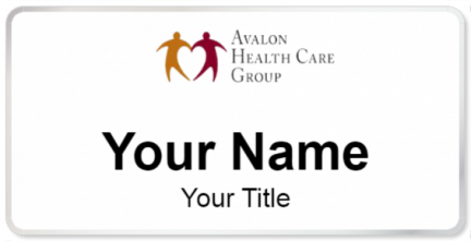 Custom name badges for Avalon Health Care Group