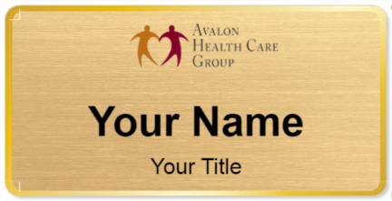 Custom name badges for Avalon Health Care Group