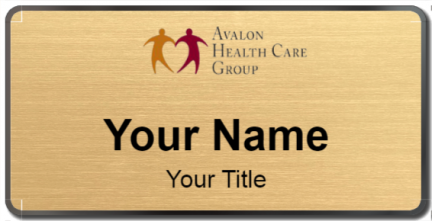 Custom name badges for Avalon Health Care Group