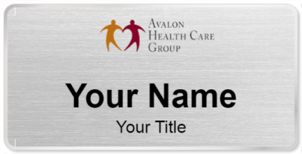 Custom name badges for Avalon Health Care Group