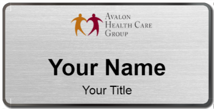 Custom name badges for Avalon Health Care Group