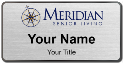 Custom name badges for Meridian Senior Living