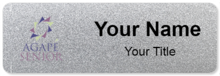 Custom name badges for Agape Senior