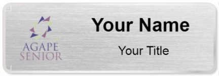 Custom name badges for Agape Senior