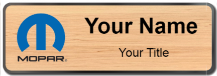 Custom name badges for Mopar