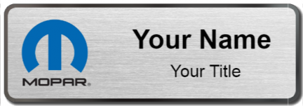 Custom name badges for Mopar