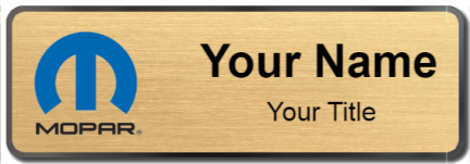 Custom name badges for Mopar