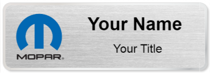 Custom name badges for Mopar