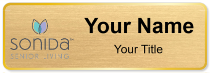 Custom name badges for Sonida Senior Living