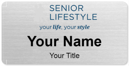 Custom name badges for Senior Lifestyle Corporation