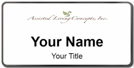 Custom name badges for Assisted Living Concepts Inc