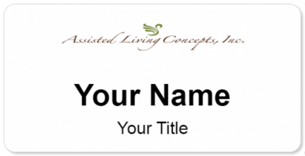 Custom name badges for Assisted Living Concepts Inc
