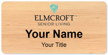 Custom name badges for Elmcroft Senior Living