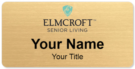 Custom name badges for Elmcroft Senior Living