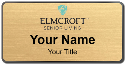 Custom name badges for Elmcroft Senior Living