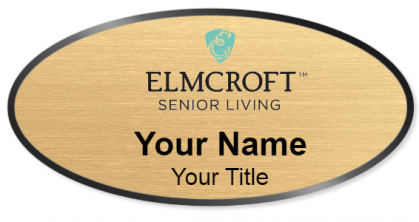 Custom name badges for Elmcroft Senior Living