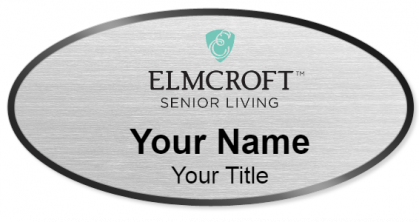 Custom name badges for Elmcroft Senior Living