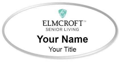Custom name badges for Elmcroft Senior Living