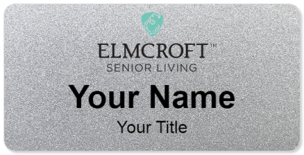 Custom name badges for Elmcroft Senior Living